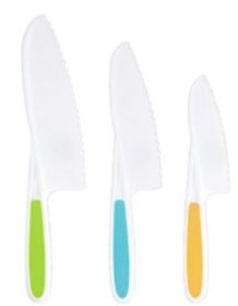 Children Plastic Fruit Knife Suit Saw Knife (Option: 3 Piece Knife Set)