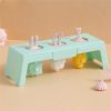 1pc Silicone Ice Tray Mold Household Homemade Popsicle Ice Cream Mold Cartoon Ice Cube Removable And Washable Ice Mold