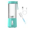15.2OZ Portable Fruit Blender with 6 Blades Rechargeable Juice Cup for Shakes Smoothies Juice Personal Mini Fruit Mixer for Outdoor Gym Office
